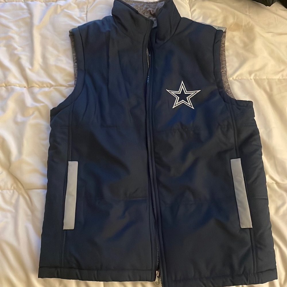 Dallas Cowboys Reversible Vest Mens L